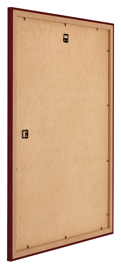 Mura MDF Bilderrahmen 68x98cm Weinrot Gewischt Ruckseite Schrag | Yourdecoration.at