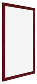 Mura MDF Bilderrahmen 68x98cm Weinrot Gewischt Vorne Schrag | Yourdecoration.at