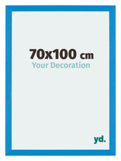 Mura MDF Bilderrahmen 70x100cm Hell Blau Vorne Messe | Yourdecoration.at