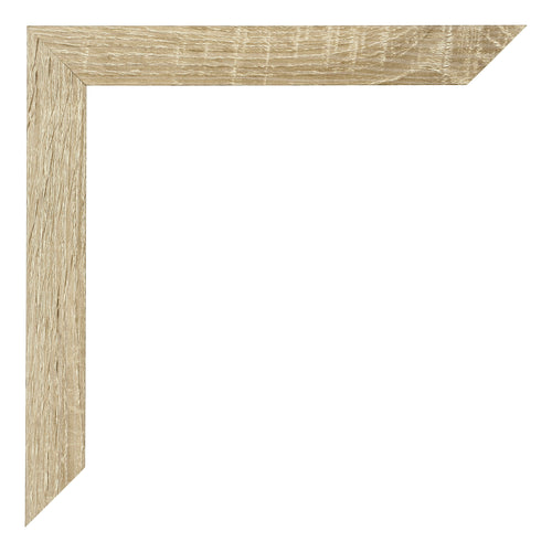 Mura MDF Bilderrahmen 70x100cm Sonoma Eiche Detail Ecke | Yourdecoration.at
