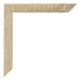 Mura MDF Bilderrahmen 70x100cm Sonoma Eiche Detail Ecke | Yourdecoration.at