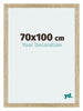 Mura MDF Bilderrahmen 70x100cm Sonoma Eiche Vorne Messe | Yourdecoration.at