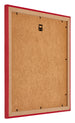 Mura MDF Bilderrahmen 70x70cm Rot Rucksteite Schrag | Yourdecoration.at