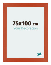 Mura MDF Bilderrahmen 75x100cm Orange Vorne Messe | Yourdecoration.at