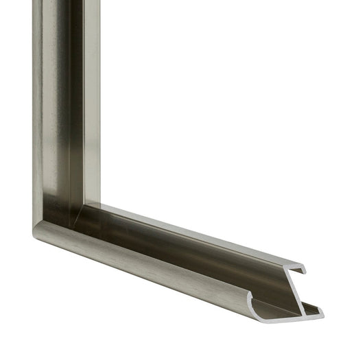 New York Aluminium Bilderrahmen 20x25cm Mercury Struktur Detail Querschnitt | Yourdecoration.at