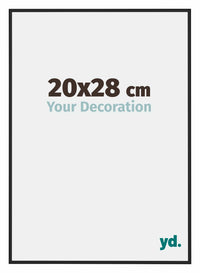 New York Aluminium Bilderrahmen 20x28cm Schwarz Matt Vorne Messe | Yourdecoration.at