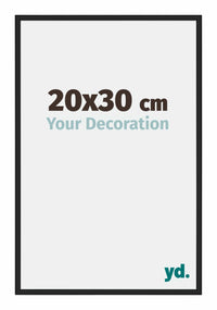 New York Aluminium Bilderrahmen 20x30cm Schwarz Matt Vorne Messe | Yourdecoration.at