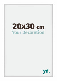 New York Aluminium Bilderrahmen 20x30cm Silber Matt Vorne Messe | Yourdecoration.at