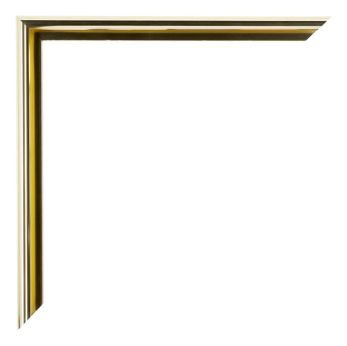 New York Aluminium Bilderrahmen 21x29 7cm A4 Gold Glanz Detail Ecke | Yourdecoration.at