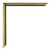 New York Aluminium Bilderrahmen 21x29 7cm A4 Gold Glanz Detail Ecke | Yourdecoration.at