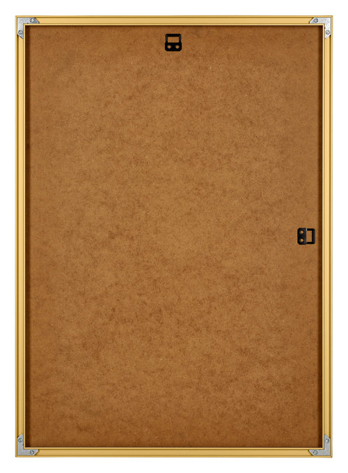 New York Aluminium Bilderrahmen 21x29 7cm A4 Gold Glanz Rucksteite | Yourdecoration.at