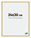 New York Aluminium Bilderrahmen 24x30cm Gold Glanz Vorne Messe | Yourdecoration.at