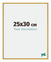 New York Aluminium Bilderrahmen 25x30cm Gold Glanz Vorne Messe | Yourdecoration.at