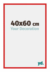 New York Aluminium Bilderrahmen 40x60cm Rot Ferrari Vorne Messe | Yourdecoration.at
