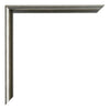 New York Aluminium Bilderrahmen 42x59 4cm A2 Mercury Struktur Detail Ecke | Yourdecoration.at