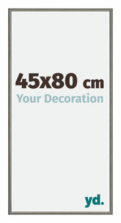 New York Aluminium Bilderrahmen 45x80cm Mercury Struktur Vorne Messe | Yourdecoration.at