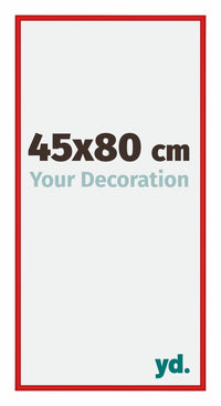New York Aluminium Bilderrahmen 45x80cm Rot Ferrari Vorne Messe | Yourdecoration.at