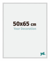 New York Aluminium Bilderrahmen 50x65cm Silber Matt Vorne Messe | Yourdecoration.at