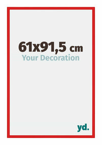 New York Aluminium Bilderrahmen 61x91 5cm Rot Ferrari Vorne Messe | Yourdecoration.at