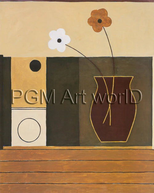 PGM ENP 314 Pablo Esteban Circles and Flowers II Kunstdruck 40x50cm | Yourdecoration.at