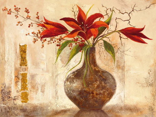 PGM FAD 39 Anna Field Red Lilies Kunstdruck 80x60cm | Yourdecoration.at