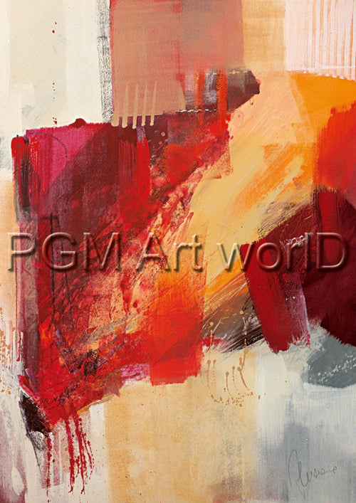 PGM FCU 702M Francesco Cusumano Astratto colorato II Kunstdruck 21x30cm | Yourdecoration.at