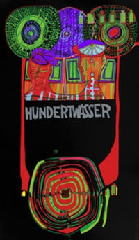 PGM FH 13 Friedensreich Hundertwasser Welttournee Kunstdruck 49x83cm | Yourdecoration.at