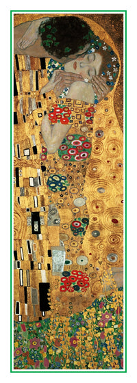 PGM GK 42S Gustav Klimt The Kiss Kunstdruck 25x70cm | Yourdecoration.at