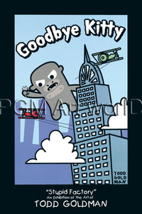 PGM GT 112 Todd Goldman Goodbye Kitty King Kong Kunstdruck 61x91cm | Yourdecoration.at
