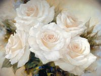 PGM LVI 20 Igor Levashov White Roses Kunstdruck 92x72cm | Yourdecoration.at