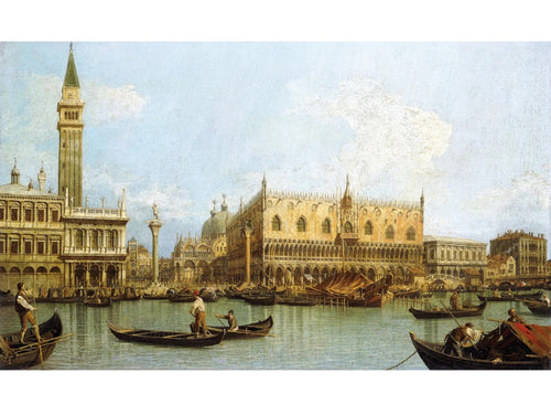 PGM OCA 26 Canaletto Molo Venedig Kunstdruck 80x60cm | Yourdecoration.at