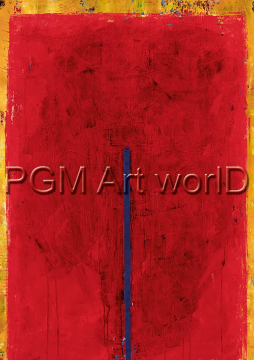 PGM RAB 702M Ralf Bohnenkamp Contrasting Red Kunstdruck 21x30cm | Yourdecoration.at