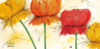PGM SAH 03 Sylvia Haigermoser Blumen Fantasie I Kunstdruck 100x50cm | Yourdecoration.at