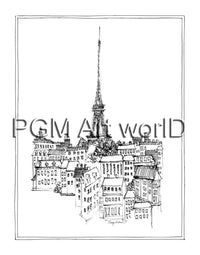 PGM TNA 42 Avery Tillmon Eiffel Tower Kunstdruck 28x35cm | Yourdecoration.at