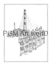 PGM TNA 44 Avery Tillmon Golden Gate Kunstdruck 28x35cm | Yourdecoration.at