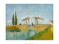 PGM VV 91 Vincent Van Gogh Die Zugbrucke Kunstdruck 80x60cm | Yourdecoration.at