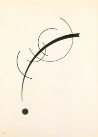 PGM WK 57 Wassily Kandinsky Freie Kurve auf den Punkt Kunstdruck 50x70cm | Yourdecoration.at