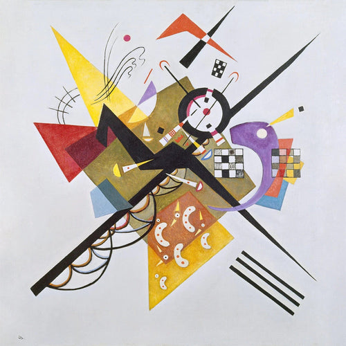 PGM WK 65 Wassily Kandinsky Auf Weiss 2 Kunstdruck 70x70cm | Yourdecoration.at