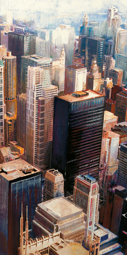 PGM WUR 02 Wulf Reinshagen Chicago II Kunstdruck 50x100cm | Yourdecoration.at