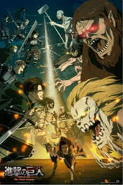Poster Attack On Titan Paradis Vs Marley 61x91 5cm Grupo Erik GPE5832 | Yourdecoration.at