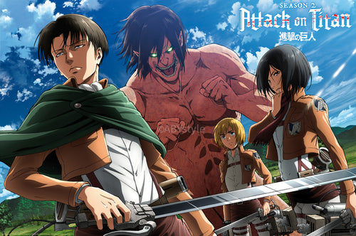 Poster Attack On Titan Ready To Fight 91 5x61cm GBYDCO979 | Yourdecoration.at