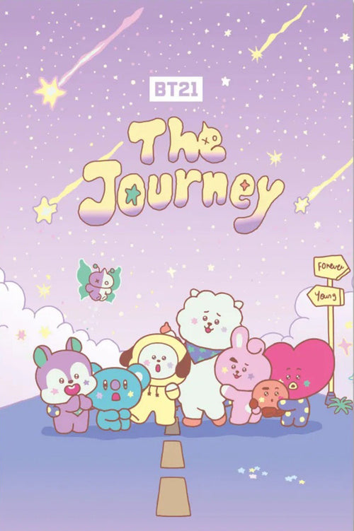 Poster Bt21 The Journey 61x91 5cm Grupo Erik GPE5920 | Yourdecoration.at