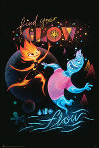 Poster Disney Pixar Elemental Find Your Glow And Flow 61x91.5cm Grupo Erik GPE5800 | Yourdecoration.at