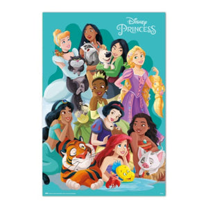 Poster Disney Princesses And Pets 61x91 5cm GPE5963 | Yourdecoration.at