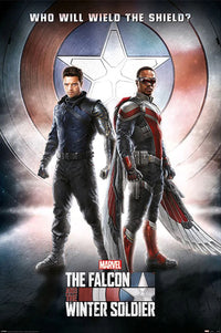 Poster Falcon And the Winter Soldier Wield the Shielmaxi Poster 61x91 5cm Pyramid PP34760 | Yourdecoration.at