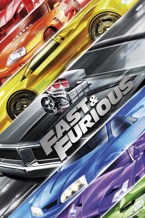 Poster Fast And Furious Couches 61x91 5cm GPE6103 | Yourdecoration.at