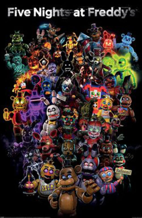 Poster Five Nights At Freddies Collage 61x91 5cm PP2501075 | Yourdecoration.at