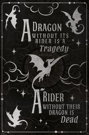 Poster Fourth Wing Quotes 61x91 5cm GBYDCOA049 | Yourdecoration.at
