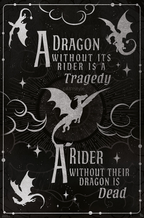 Poster Fourth Wing Quotes 61x91 5cm GBYDCOA049 | Yourdecoration.at