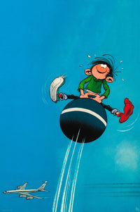 Poster Gaston Jumping Balloon 61x91 5cm Abystyle GBYDCO534 | Yourdecoration.at